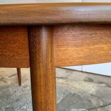 Vintage Scandinavian style teak dining table