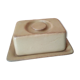 Stoneware butter dish