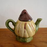 Small vintage earthenware teapot