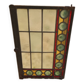 Old stained glass window