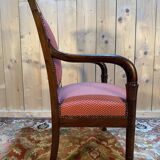 Empire period armchair in mahogany