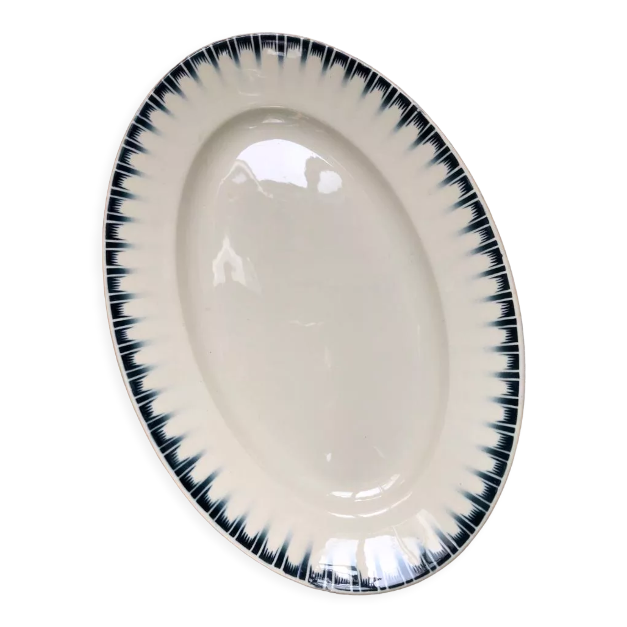 Plat de service oval Badonviller
