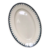 Plat de service oval Badonviller