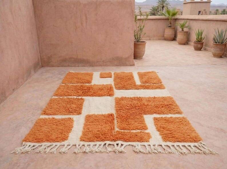 Handmade pure wool rug, traditional, 150x250 cm.