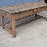 Solid wood farm table