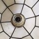 Suspension vintage nacre et laiton