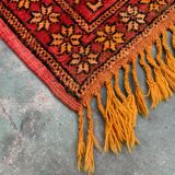 Vintage moroccan rug 400x176 cm berber atlas, tribal