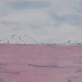 Matthieu Perramant: En route, original signed engraving