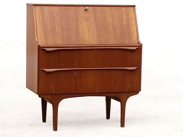 Secrétaire scandinave en teck années 60