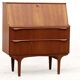 Secrétaire scandinave en teck années 60