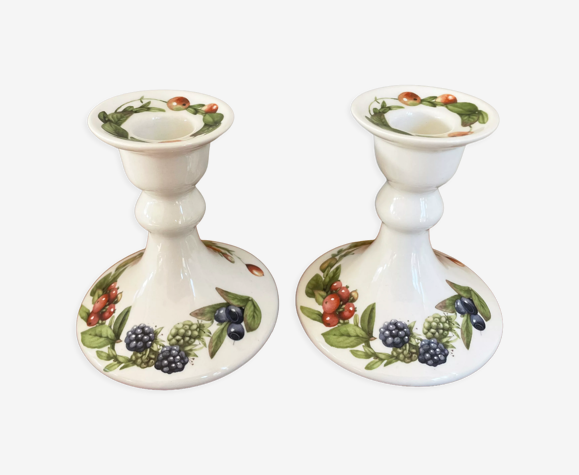 Paire de bougeoirs Marjolein Bastin de la série « Libelle », J & G Meakin, Wedgwood Group