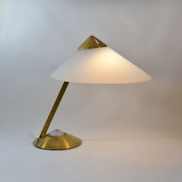 Lampe en laiton design Hello 1960
