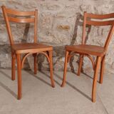 Pair of bistro chairs 50s