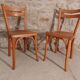 Pair of bistro chairs 50s