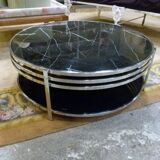 Doctrin Circular marble coffee table