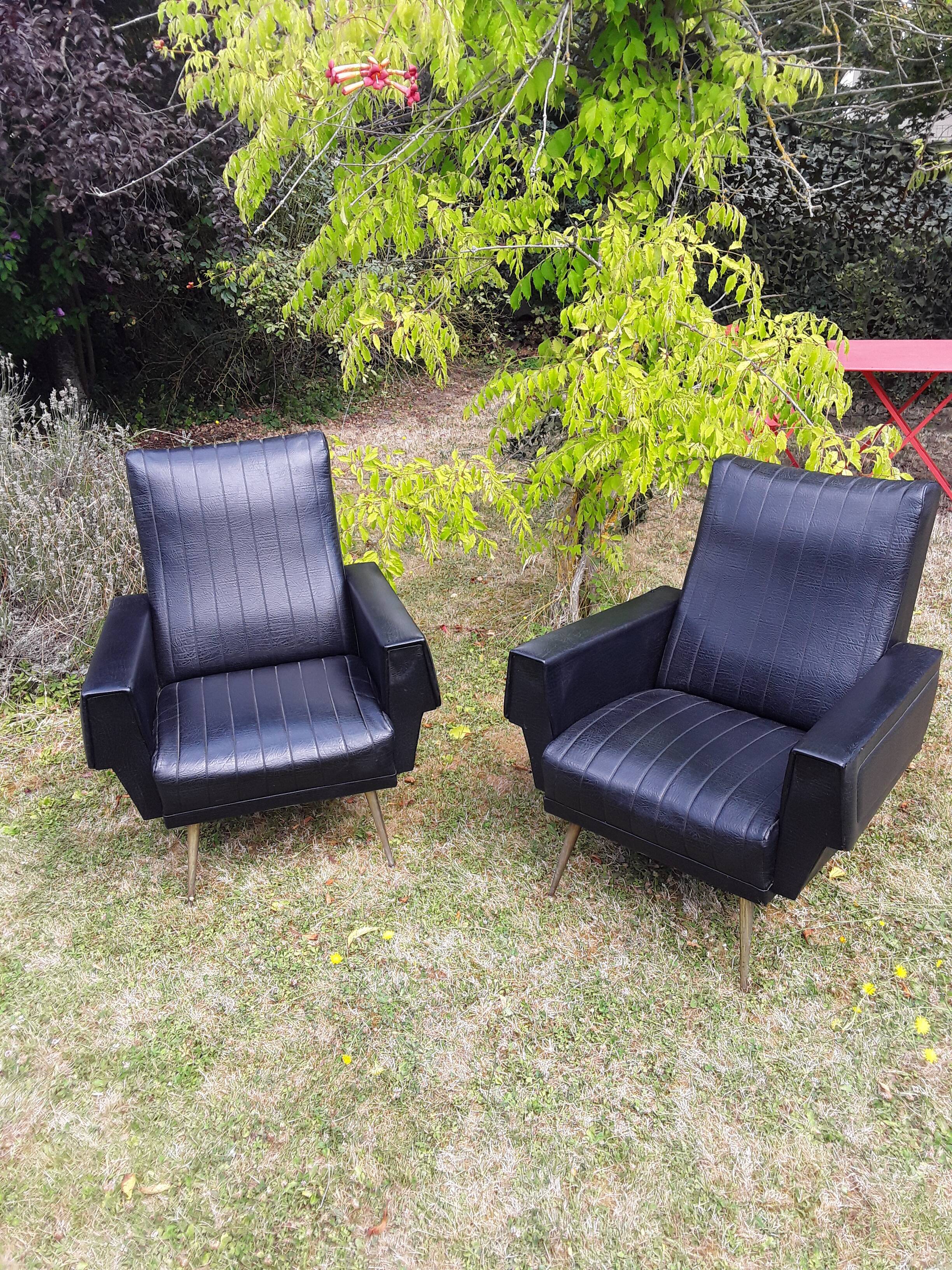 Vintage 50s and 60s armchairs