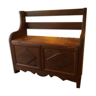 Bench chest wooden 1900
