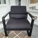 Martin Stol black armchair for Giroflex