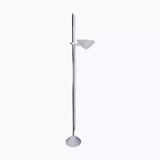 White floor lamp, Italian design from the 70s by Mauro Mazoll