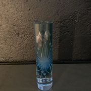 Soliflore, engraved glass vase 1960