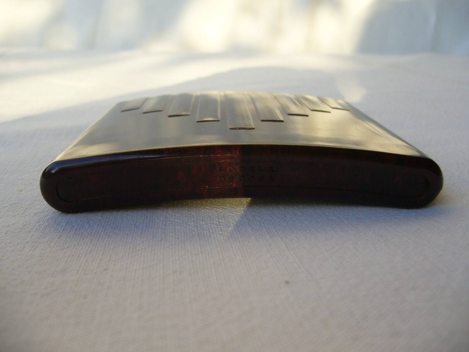 Art deco cigarette case in bakelite