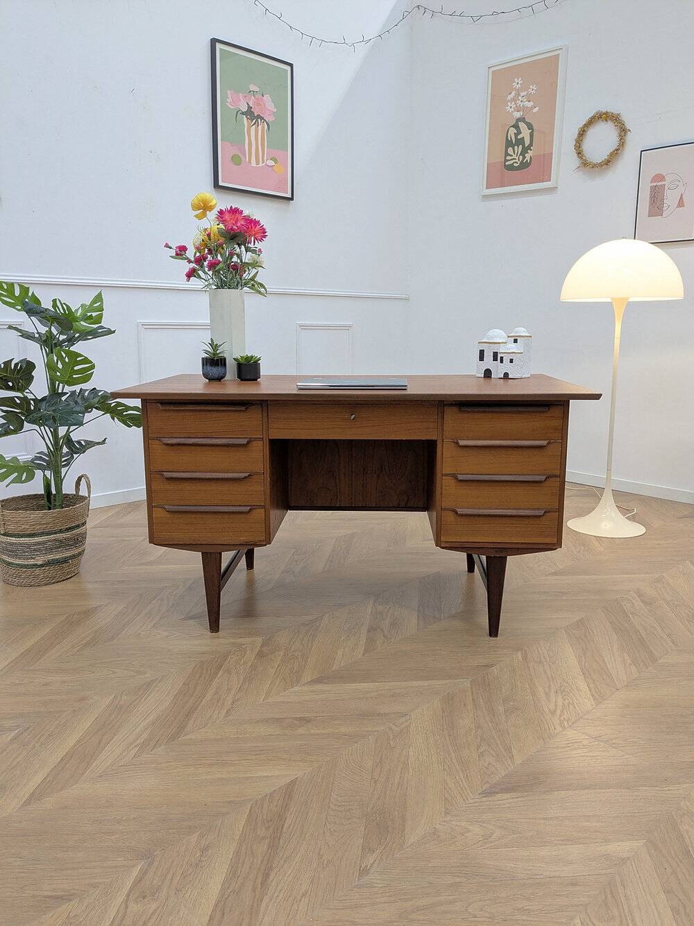 Vintage Scandinavian desk