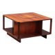 Square coffee table Arflex, vintage design by Marco Zanuso, 1960s.