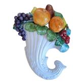 Cornucopia wall ceramic