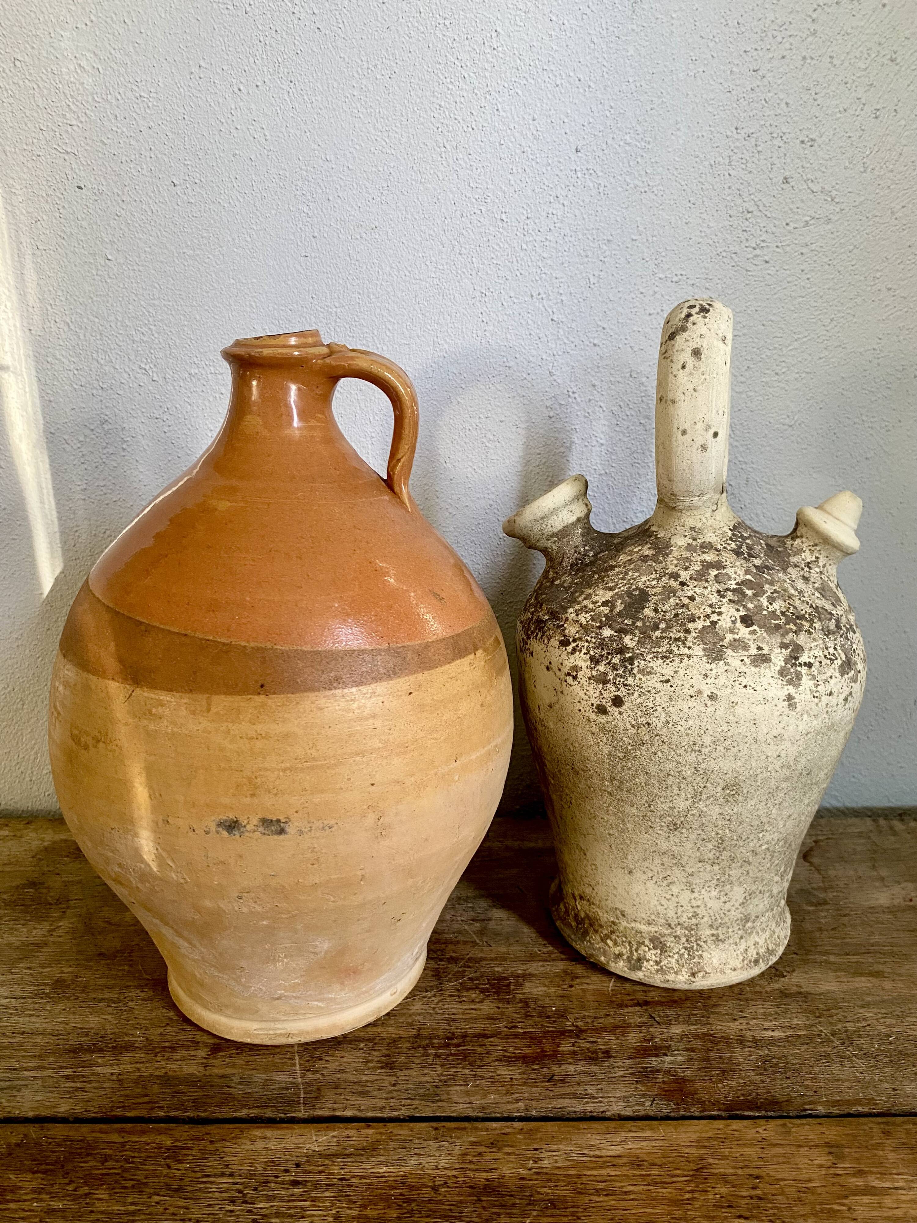 Terracotta water jug