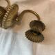 Pair of golden wall light