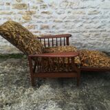 Fauteuil Morris repose pieds rétractable