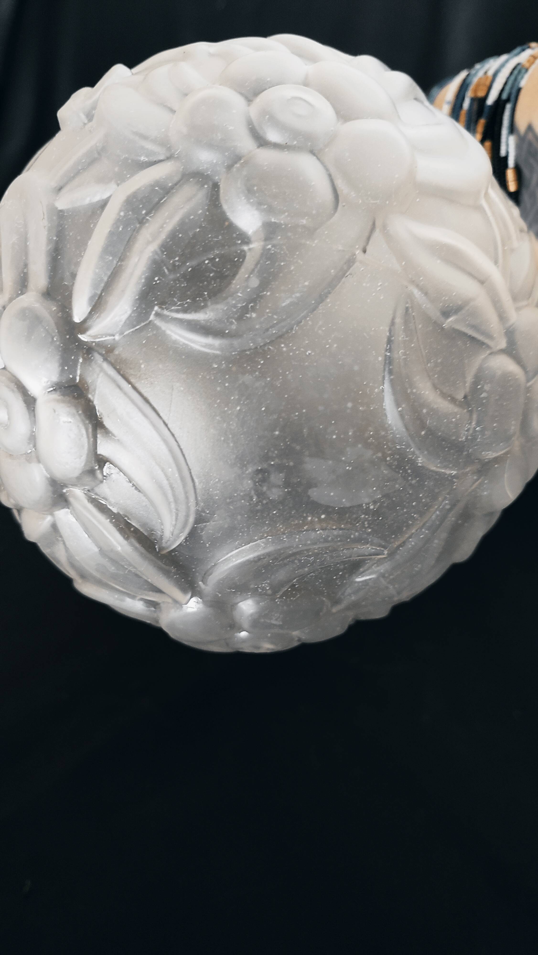 Art Deco ball pendant light