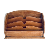 Old wooden mail door