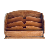 Old wooden mail door