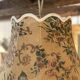 Vintage floral fringed pendant light – XL model