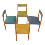 1960s dining chairs, Lübke