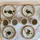 Coffee cups Pottery of La Colombe Madeleine Brault