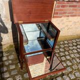 Wooden and mirrored mini bar