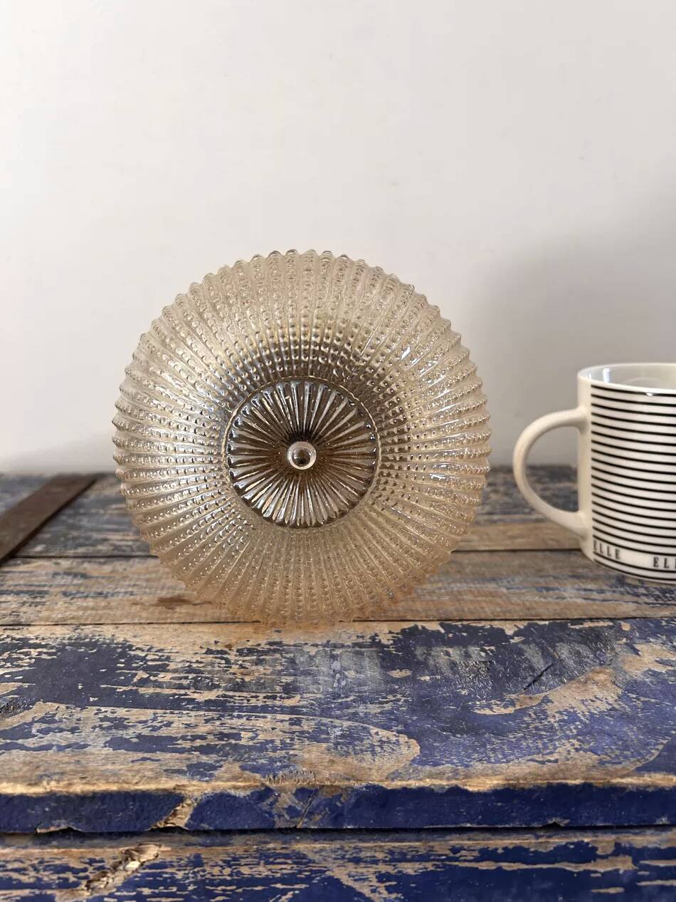 Golden globe wall light