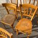 Set of 6 light bistro chairs