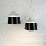 Pair of Tivoli Jørn Utzon pendant lights for Nordisk Solar Denmark, 1950-60s