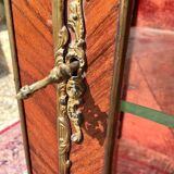 Display Case in Marquetry & Martin Varnish Napoleon III Louis XV Style
