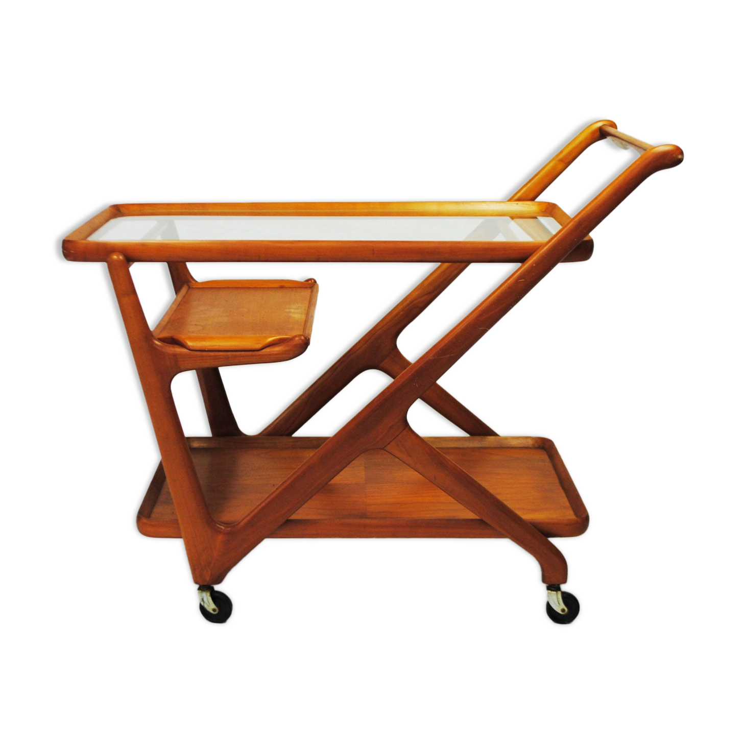 Cedar serving trolley, Italy 1950