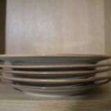 Set of 5 Tulowice stoneware plates