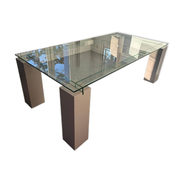 Table Verre Roche et Bobois modèle Ténéré