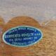 Plateau de service Italian Sorrento Novelty Inlaid Wood Works /vintage