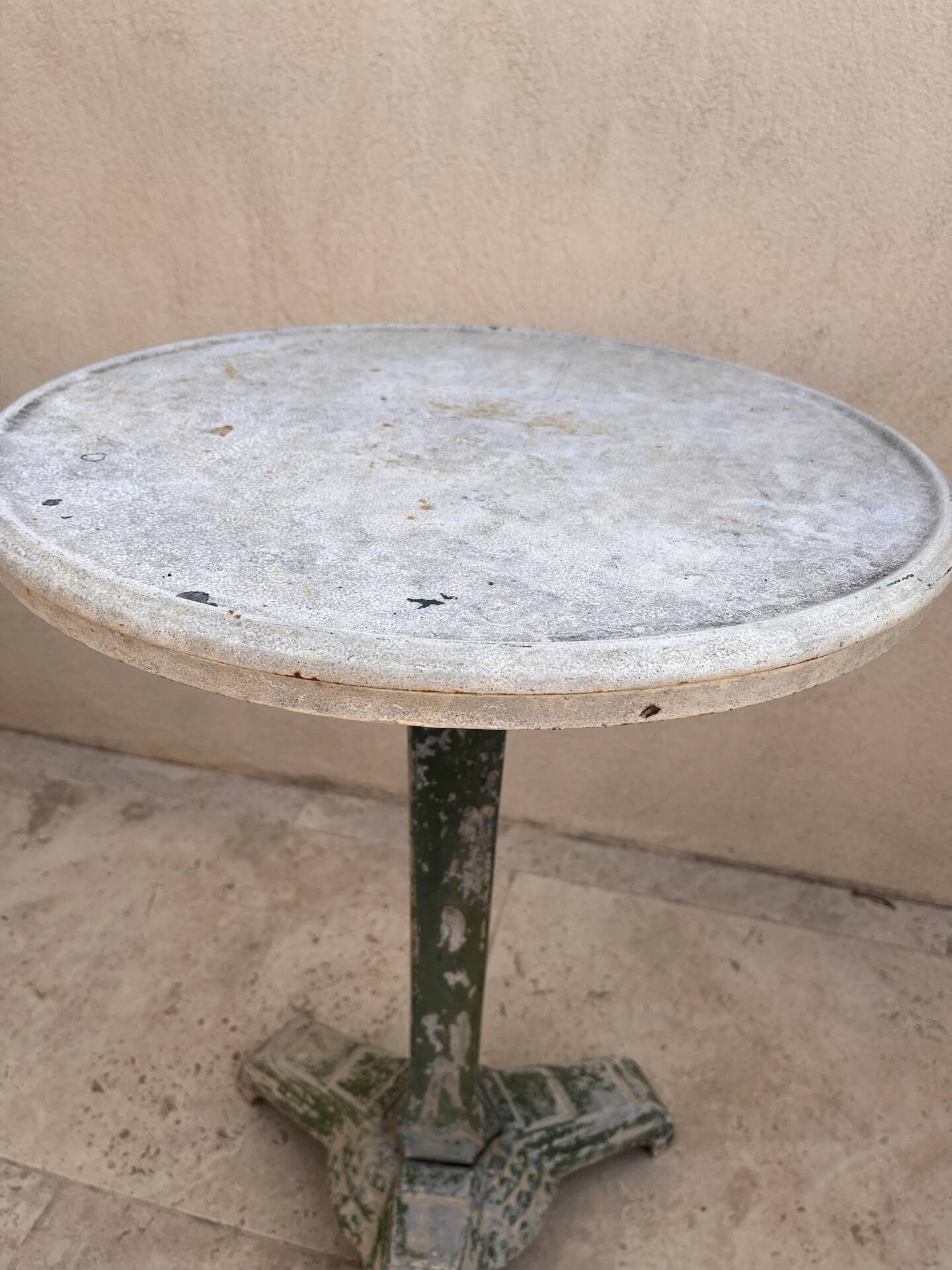 Art Deco cast iron side table