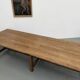 XXL farmhouse table in solid oak 350 cm - Reconstruction Style - 1950s