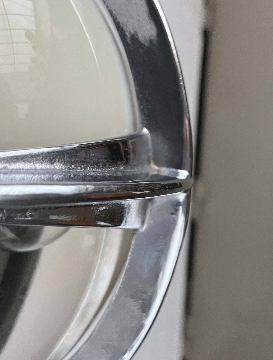 Mid-century Danish metal outdoor wall light model Pirate by Eva Koppel, Nils Koppel, Gert Edstrand for Nordisk Solar, 1960s.