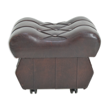 Mid-century leatherette stool with wheels, 1970